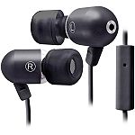 Radius Black Atomic Bass Earbuds with In-Line Microphone