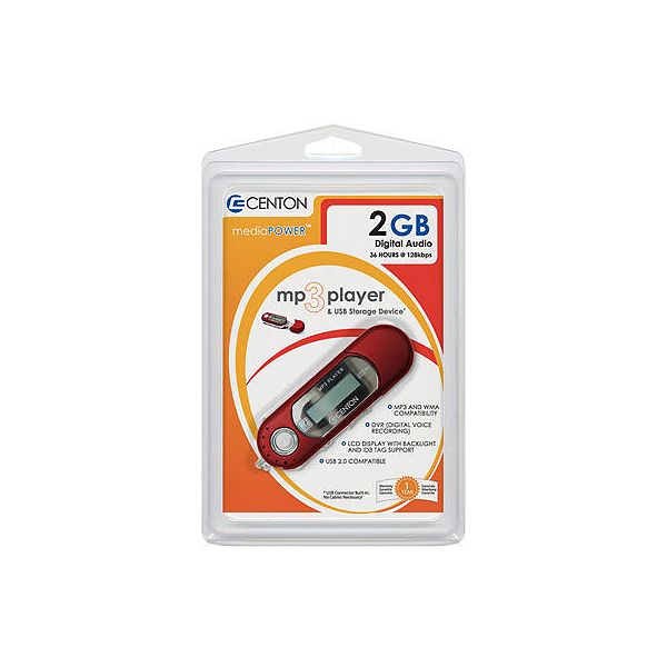 Centon 2GB moVex MP3 -Red