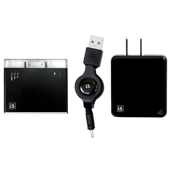 Dreamgear CHARGER, 2-IN-1, CHARGER/BACKUP BATT FOR IPHONE & IPOD