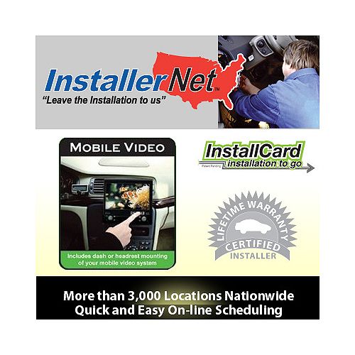 InstallerNet Mobile Video In-Dash DVD Player InstallCard