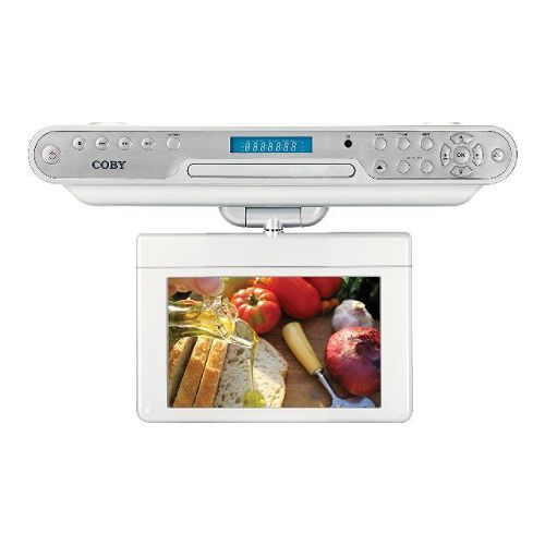 Coby 10" TFT Under the Kitchen Counter DVD Player with Digital ATSC TV Tuner KTFDVD1093SVR