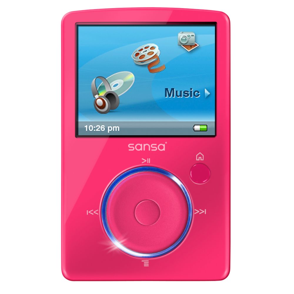 SanDisk - 4GB Sansa Fuze MP3 Player / Pink