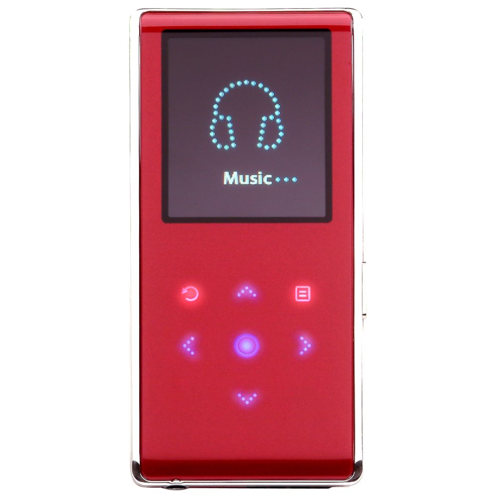 Samsung - 2GB MP3 Player, Red