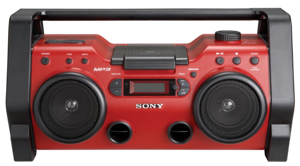 Sony CD Heavy Duty Boombox with Digital AM/FM Stereo Tuner