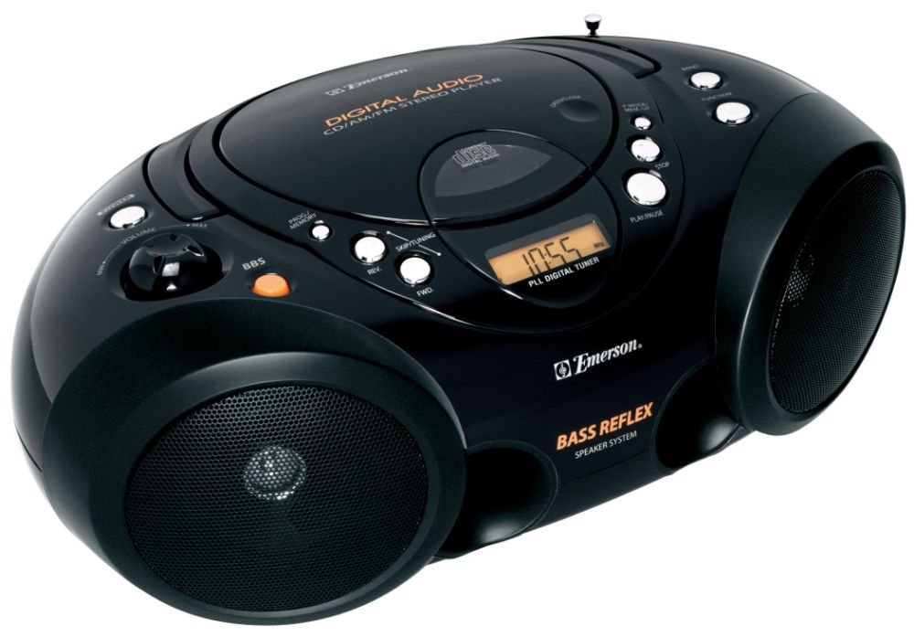 Emerson Portable CD Player with Digital AM/FM Tuner