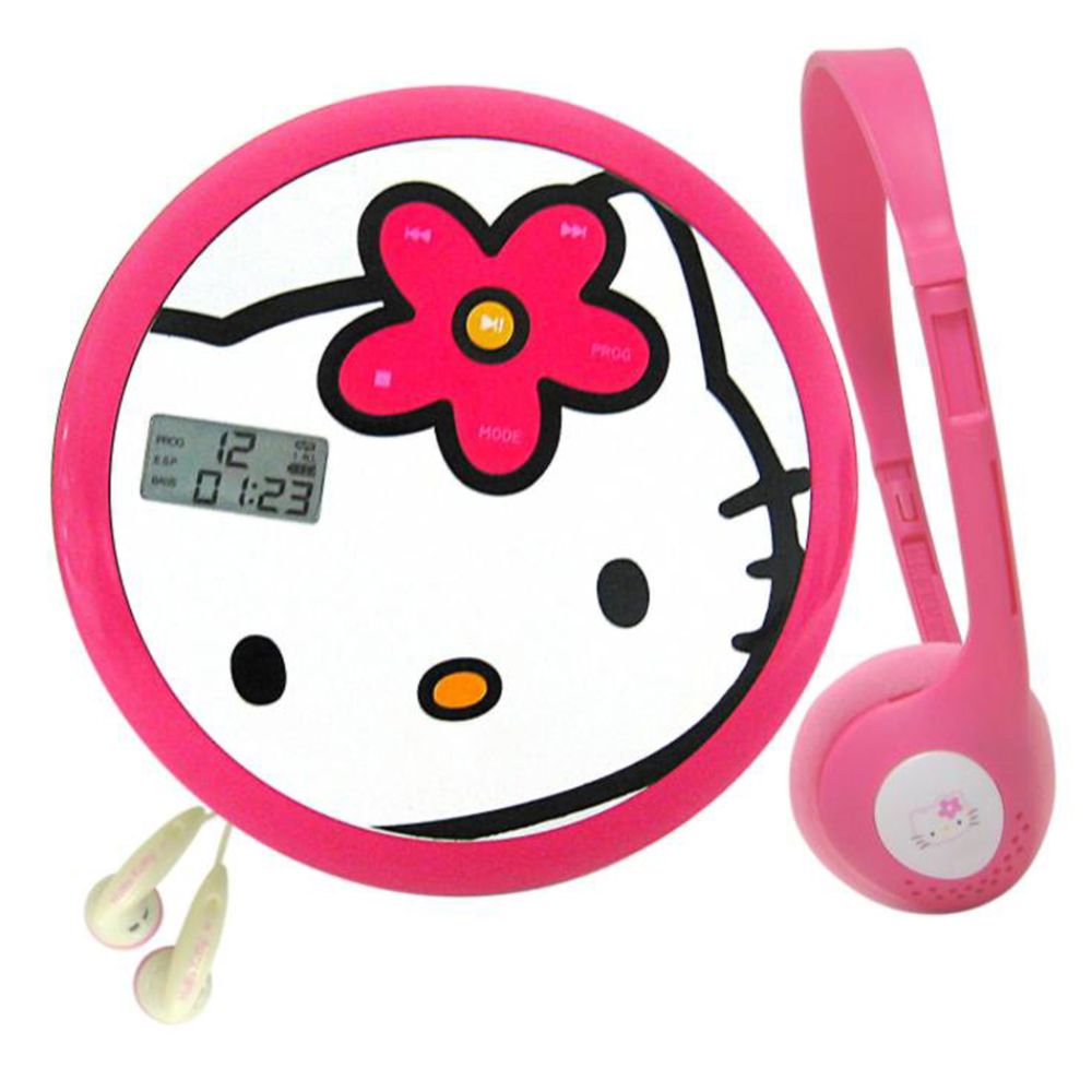 Hello Kitty Personal CD Player with 60 Second ASP
