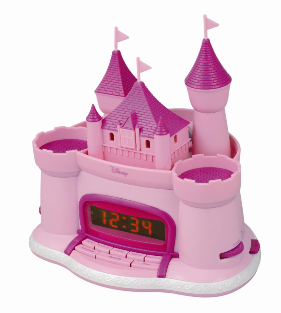 Disney Electronics - Alarm Clock Radio, Princess Castle