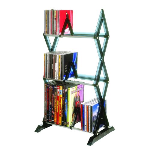 Atlantic Multimedia Rack, Mitsu, 3-Tier by 