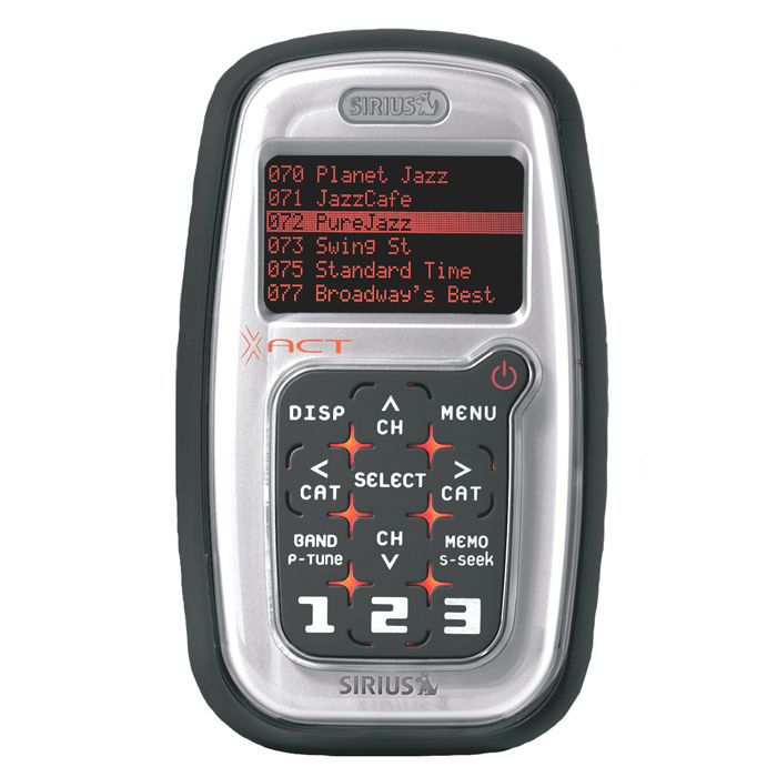 Xact - SIRIUS Palm-Sized Stream Jockey Satellite Plug and Play Receiver