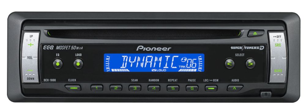 Pioneer DEH1800 In-Dash CD Receiver