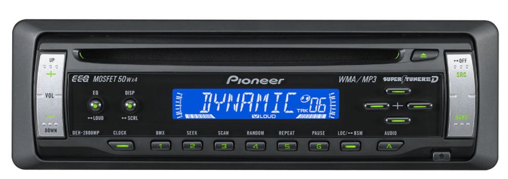 Pioneer DEH2800MP In-Dash CD/MP3/WMA/WAV Receiver