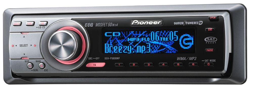 Pioneer DEHP5800MP In-Dash CD/MP3/WMA/WAV Receiver