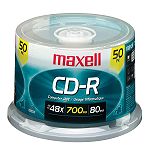 Buy Maxell CD-R Blank Media, 50 pk. 700 MB