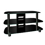 Bell'O Flat Panel TV Stand, Black