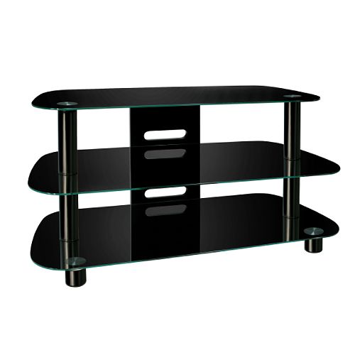 Bell'O Flat Panel TV Stand - Black by 