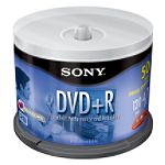 Sony DVD+R Recordable Media, 50 disc Spindle