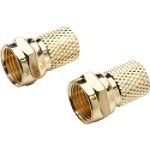 Philips RG6 F-Connectors, 2 pk.