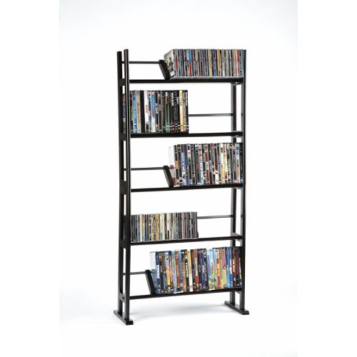 Atlantic 5-Shelf Media Rack, Wood, Espresso