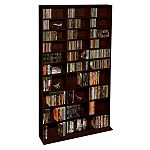 Atlantic High-Capacity Multimedia Cabinet, Wood, Espresso