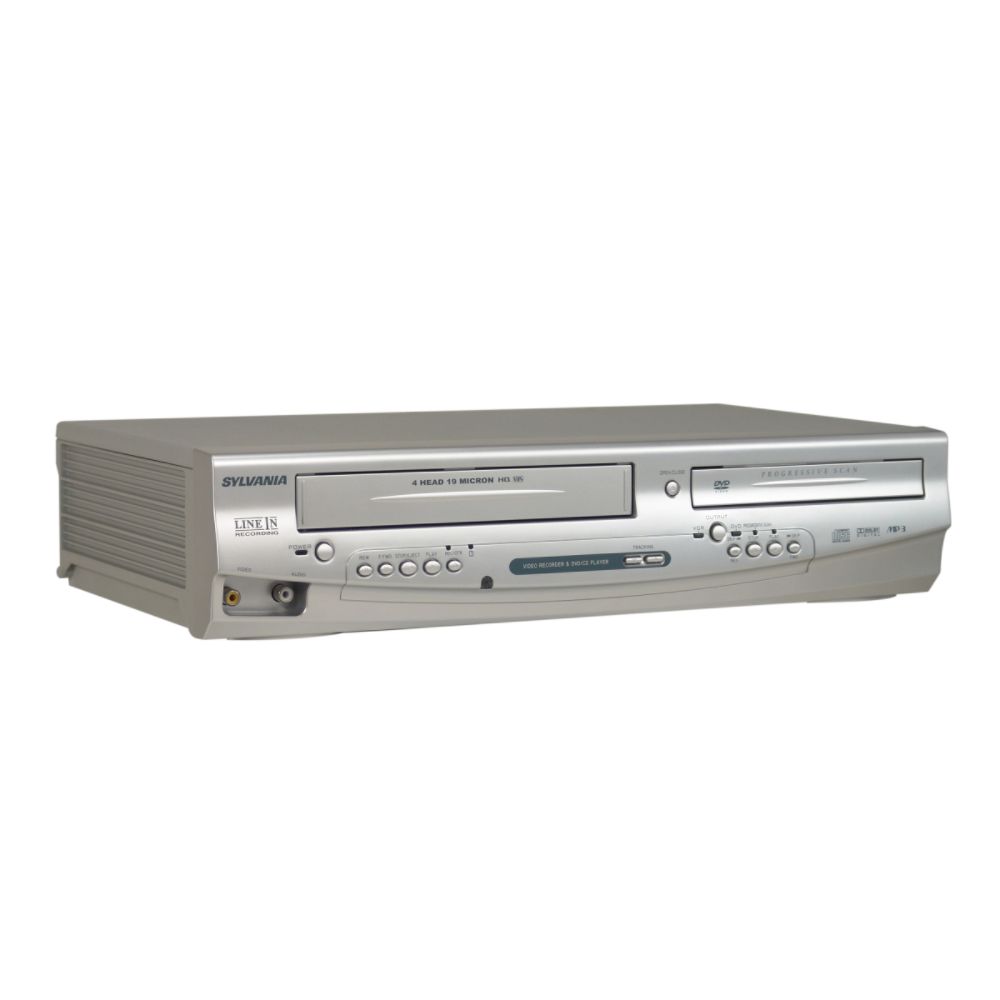 Sylvania Refurbished DVD/VCR Combo with Line-In Recording