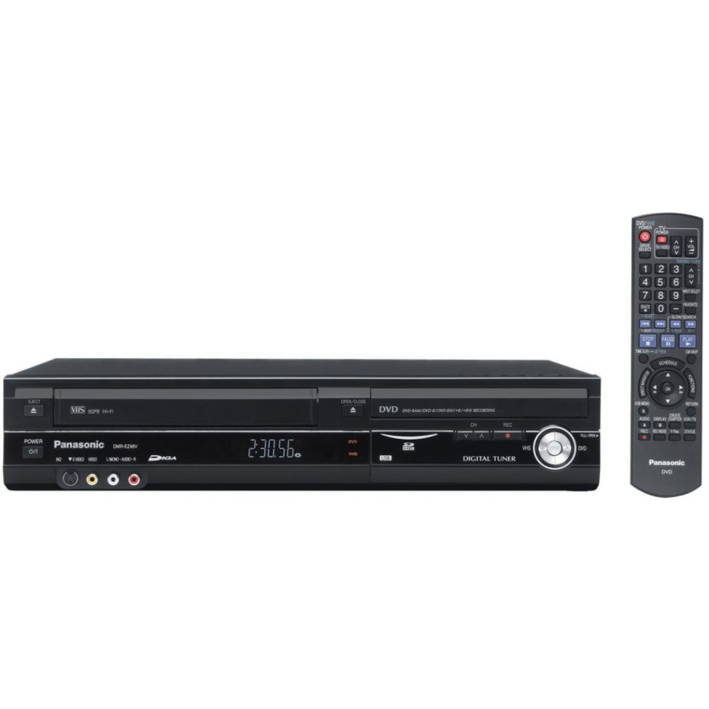 Panasonic 1080p Upconverting DVD Recorder/VCR Combo