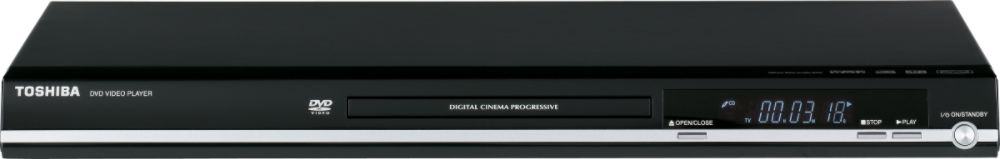 Toshiba 1-Disc DVD Player with Progressive Scan, Black