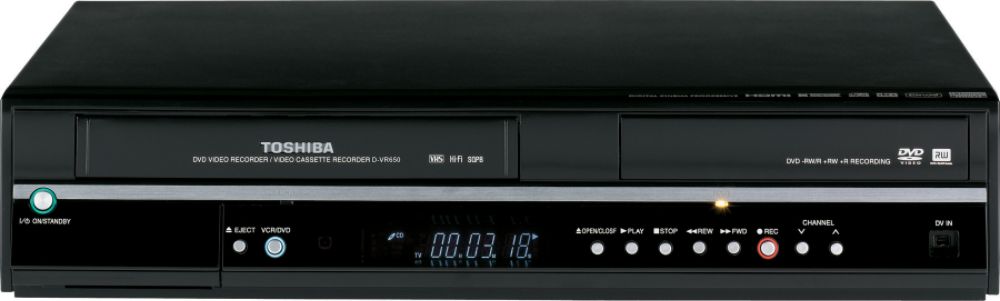 Toshiba DVD Recorder / VCR Combo with 1080i Upconversion