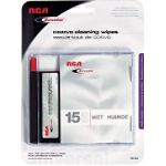 RCA Disc Cleaning Wipes with Fluid by 