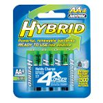 Buy Rayovac Rechargeable HYBRID Batteries, AA - 4 Pk.