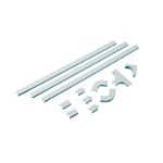 Buy Wire Trak Wire Management Kit for DVD VCR Receiver, White, Covers 6 ft.