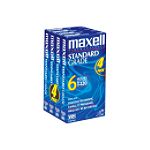 Maxell VHS Videotape, 4 pk. T-120, Standard Grade