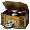 1 CD Home Stereo System with CD-R/RW/Cassette Player Belt Drive Turntable