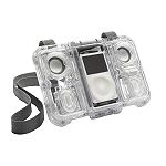 Atlantic Waterproof iPod Case with Speakers, Clear