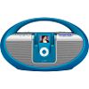 Portable Boombox with iPod Compatibility - Blue