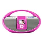 Buy iLive Boom Box w  iPod Dock - Pink now!