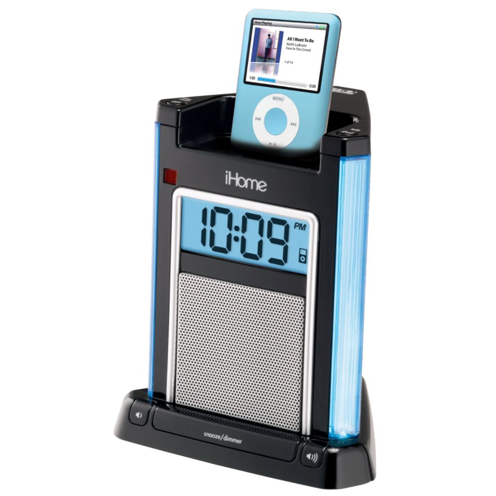 iHome - Alarm Clock for iPod - Black