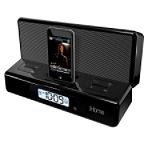 iHome Portable Alarm Clock Speaker System for iPod / Black