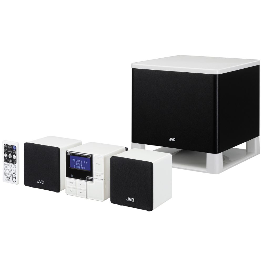 JVC - 3-Speaker Digital Music System, iPod Compatible, 50W