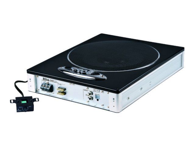 Boss 10" Low Profile Amplified Subwoofer with Remote Level Control