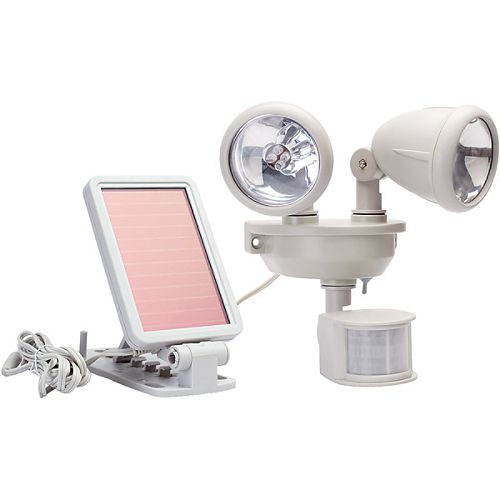 Maxsa Motion-Activated Dual-Head LED Security Floodlight