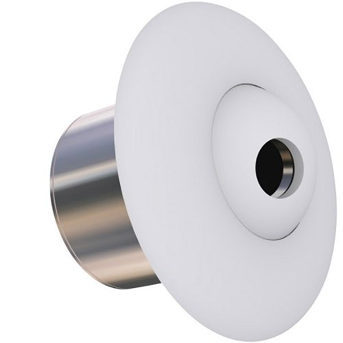 Net Media Eye Style Modulated Security Camera - B W, 350 Lines, White, Paintable UV Hous