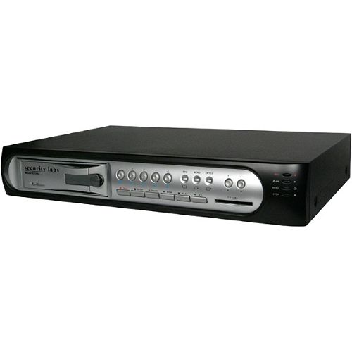 Security Labs 4-Channel Multiplexed DVR With Removable 160GB HDD And Internet Web Server