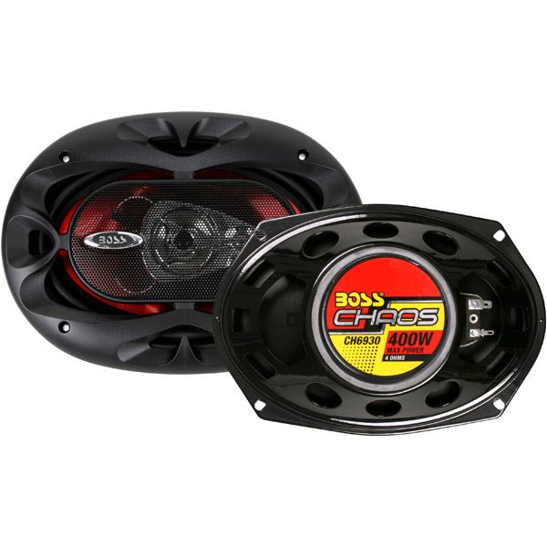 Boss 6" X 9" 3-Way Chaos Speakers - 400W