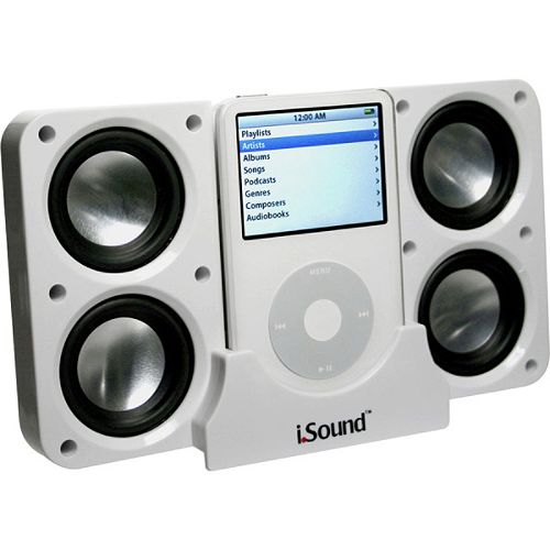 Buy i.Sound White Foldable 4x Portable Speaker