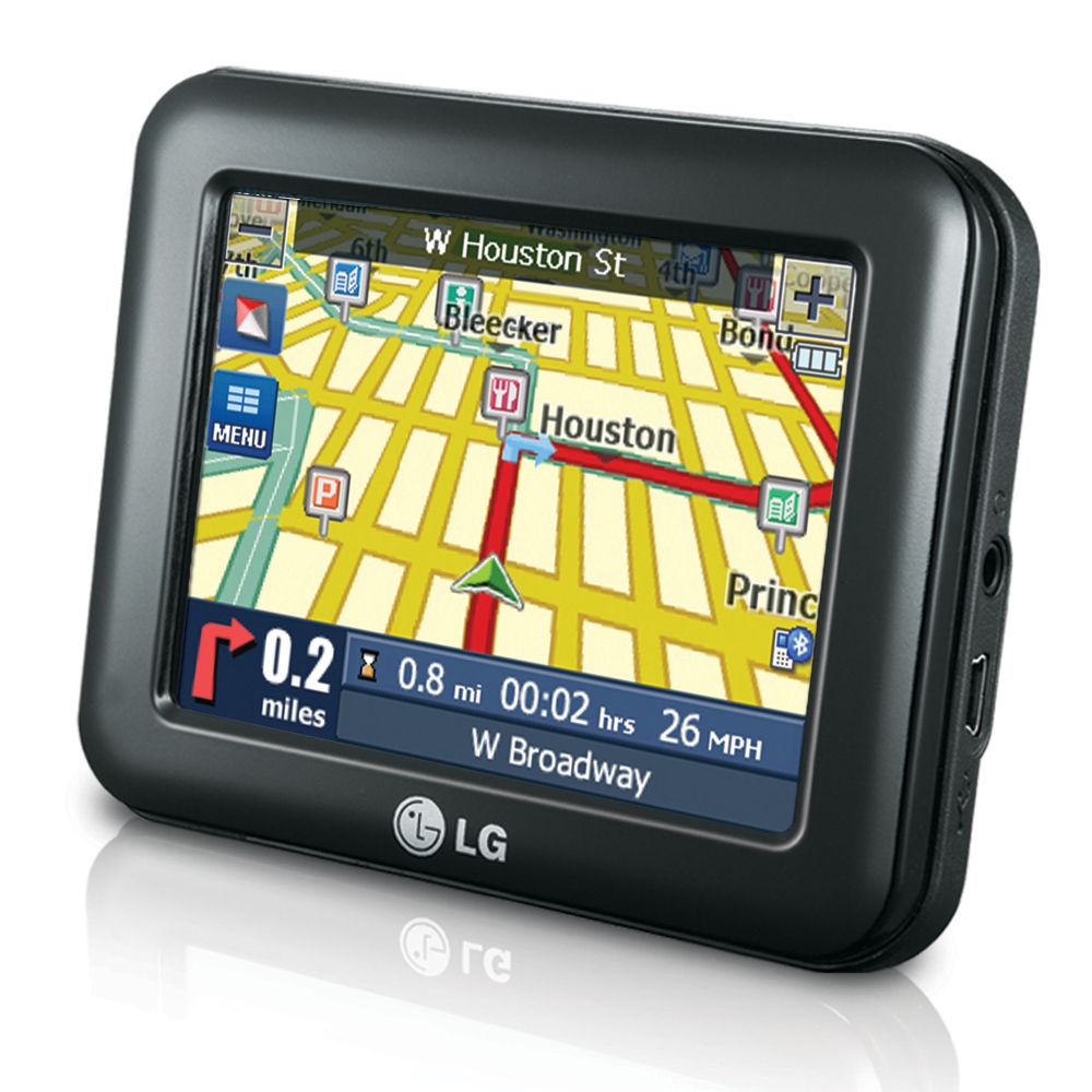 LG 4.0" TOUCHSCREEN DISPLAY PORTABLE GPS NAVIGATION SYSTEM