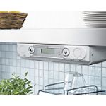 jWIN UNDER-CABINET CD PLAYER with AM FM DUAL ALARM CLOCK RADIO by Mar-San