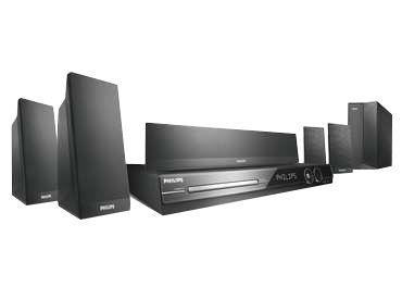 Philips - 6 spkr. Home Theater with iPod Dock, 1000W