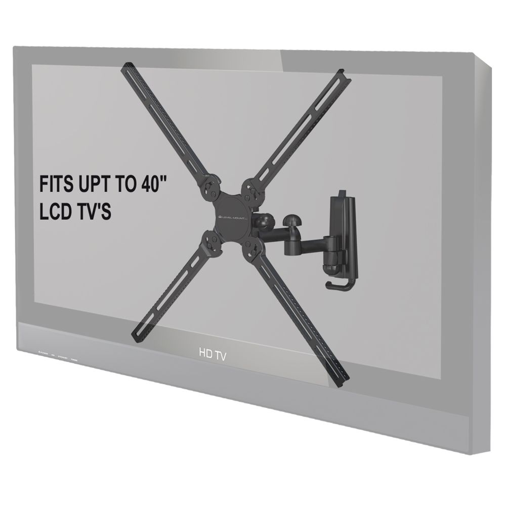 Level Mount Level Mount Full Motion Mount Fits up to 37 TVs and 100 LBS