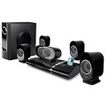 iLuv SLIM DESKTOP iPOD/DVD PLAYER with 5.1-CHANNEL SPEAKER SYSTEM