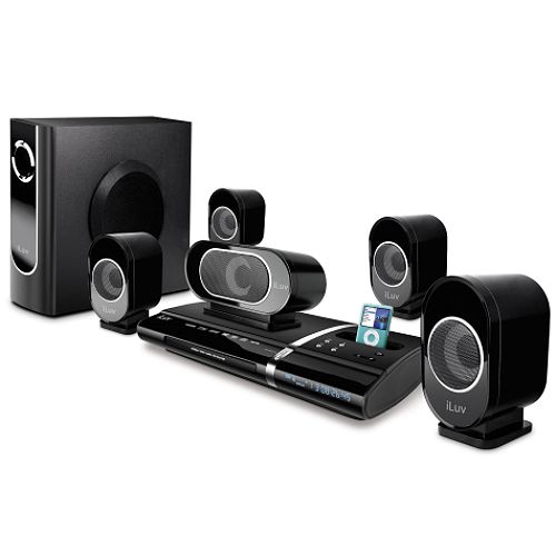 Buy iLuv SLIM DESKTOP iPOD DVD PLAYER with 5.1-CHANNEL SPEAKER SYSTEM